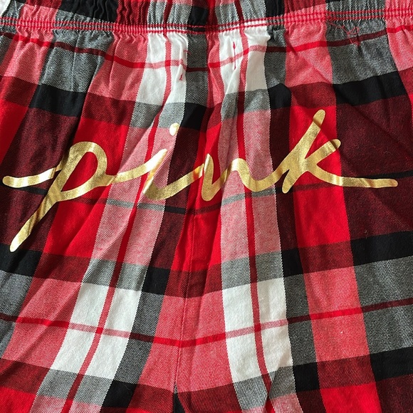 + nwot + PINK Victoria Secret Plaid Pajama Shorts - Picture 7 of 8